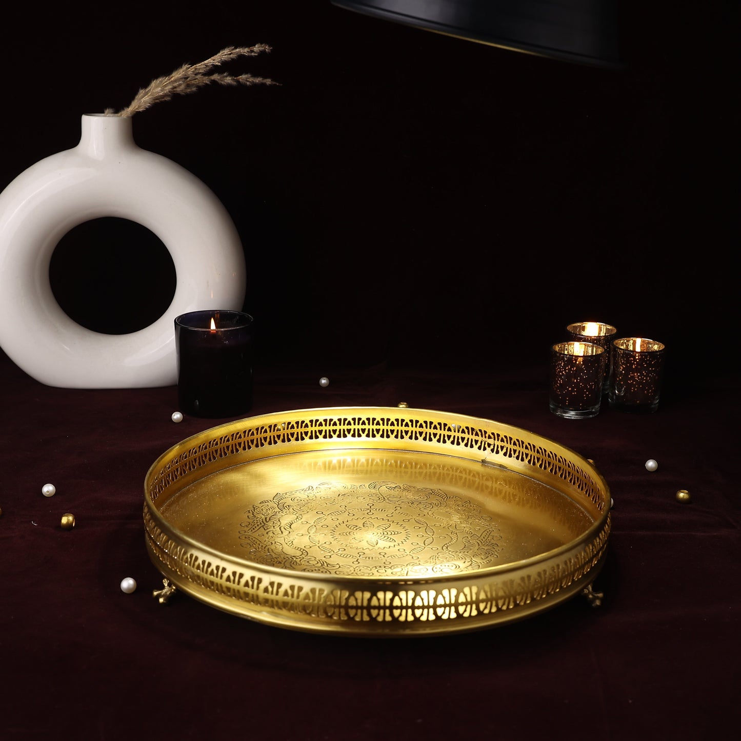 Decorative Serving Tray – Elegant Tableware for Weddings & Special Occasions