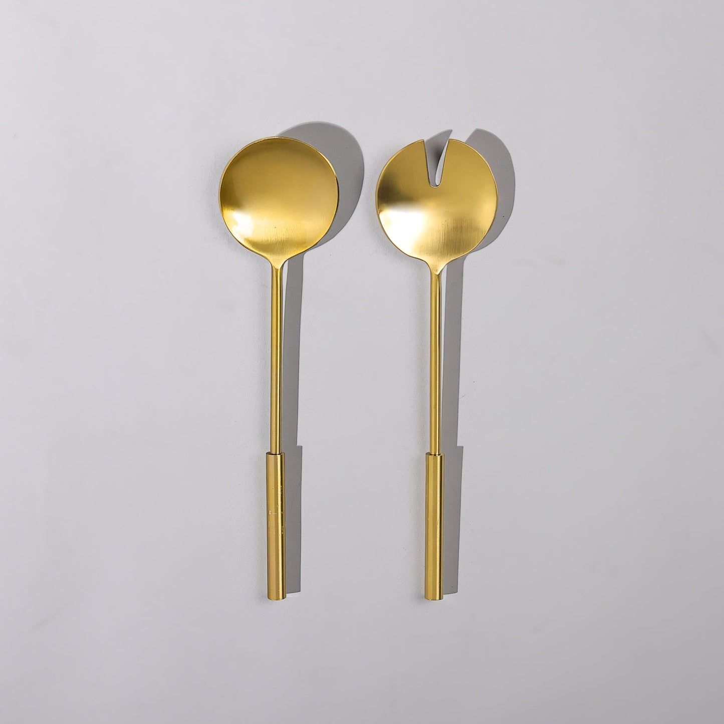 Handcrafted Brass Serving Utensils Set