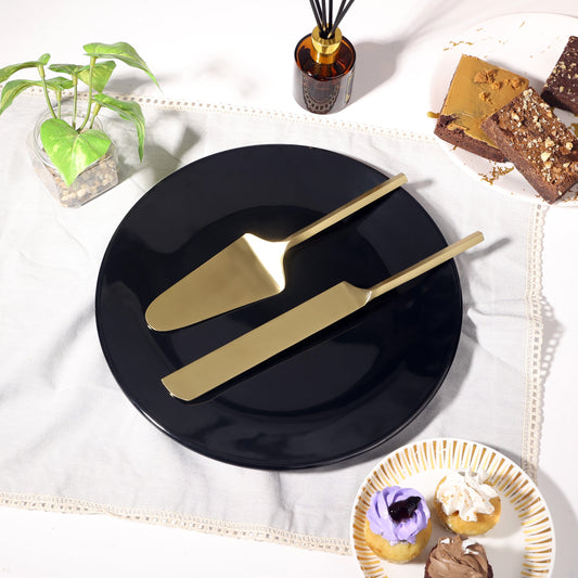 Handmade Gold Cake Knife