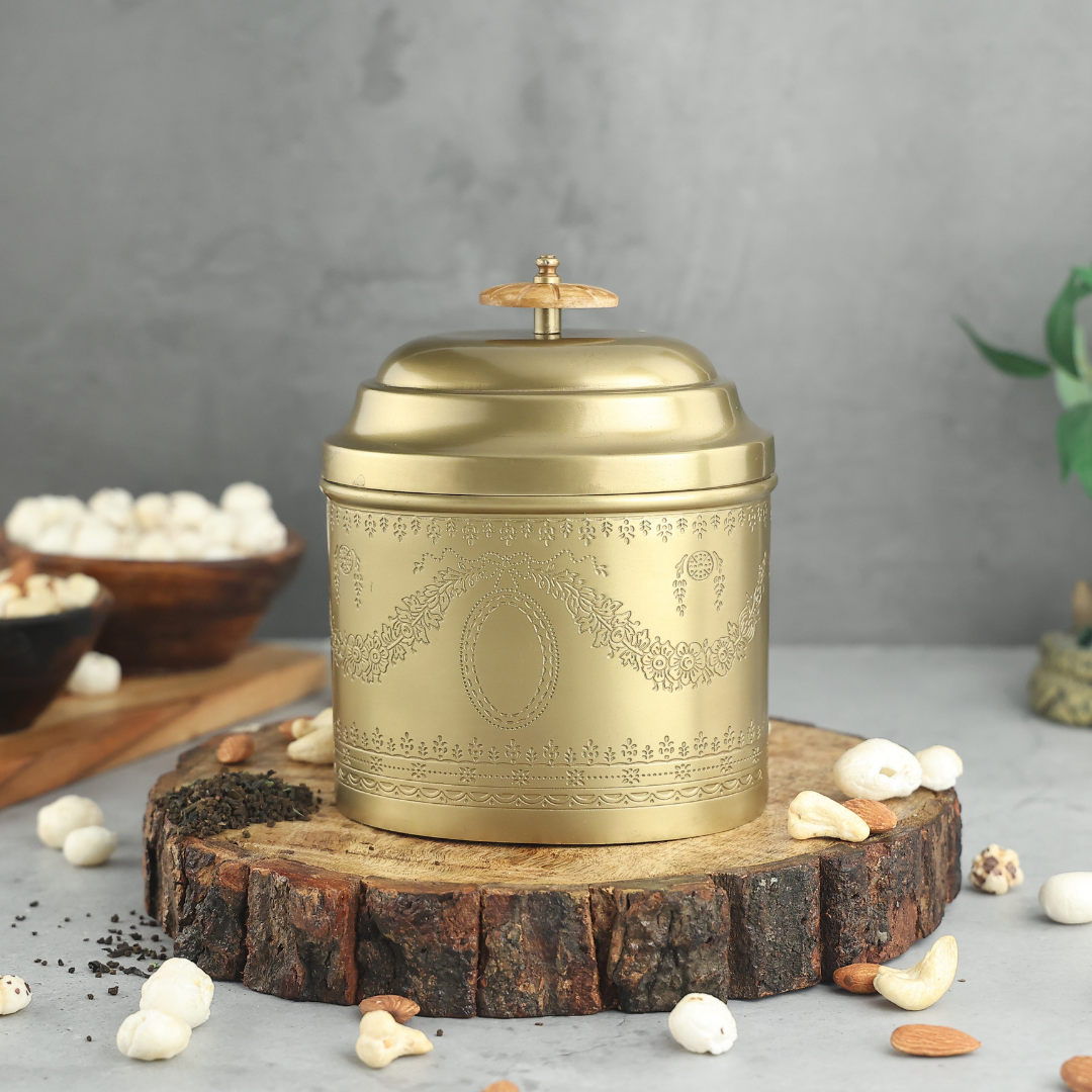 brass container box
