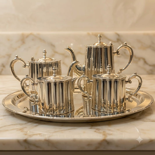 Bring Royal Elegance Home: The Silver Tea & Coffee Set Every American Host Dreams Of