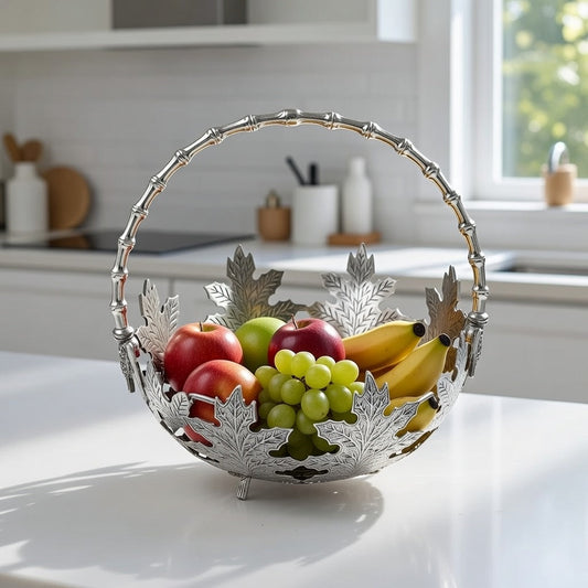 Transform Your Kitchen with the Ultimate Metal Fruit Storage Basket: Rustic Charm Meets Everyday Practicality