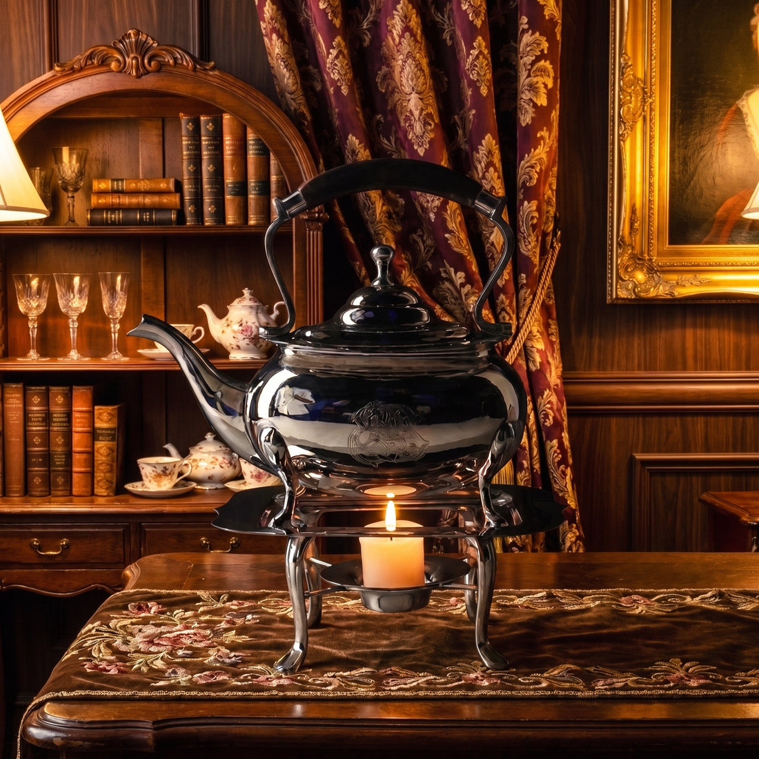 Discover the Handcrafted Vintage Brass Teapot Stand Burner Every USA Tea Lover Is Raving About