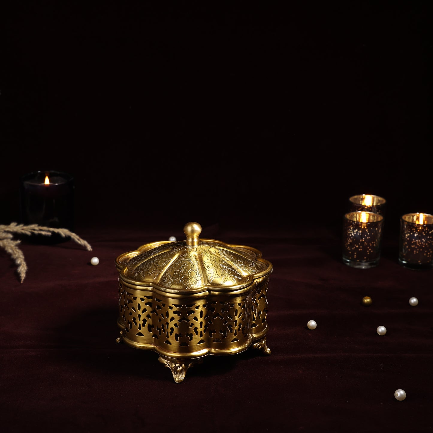 Vintage Brass Box – Handcrafted Elegance for Your Treasures