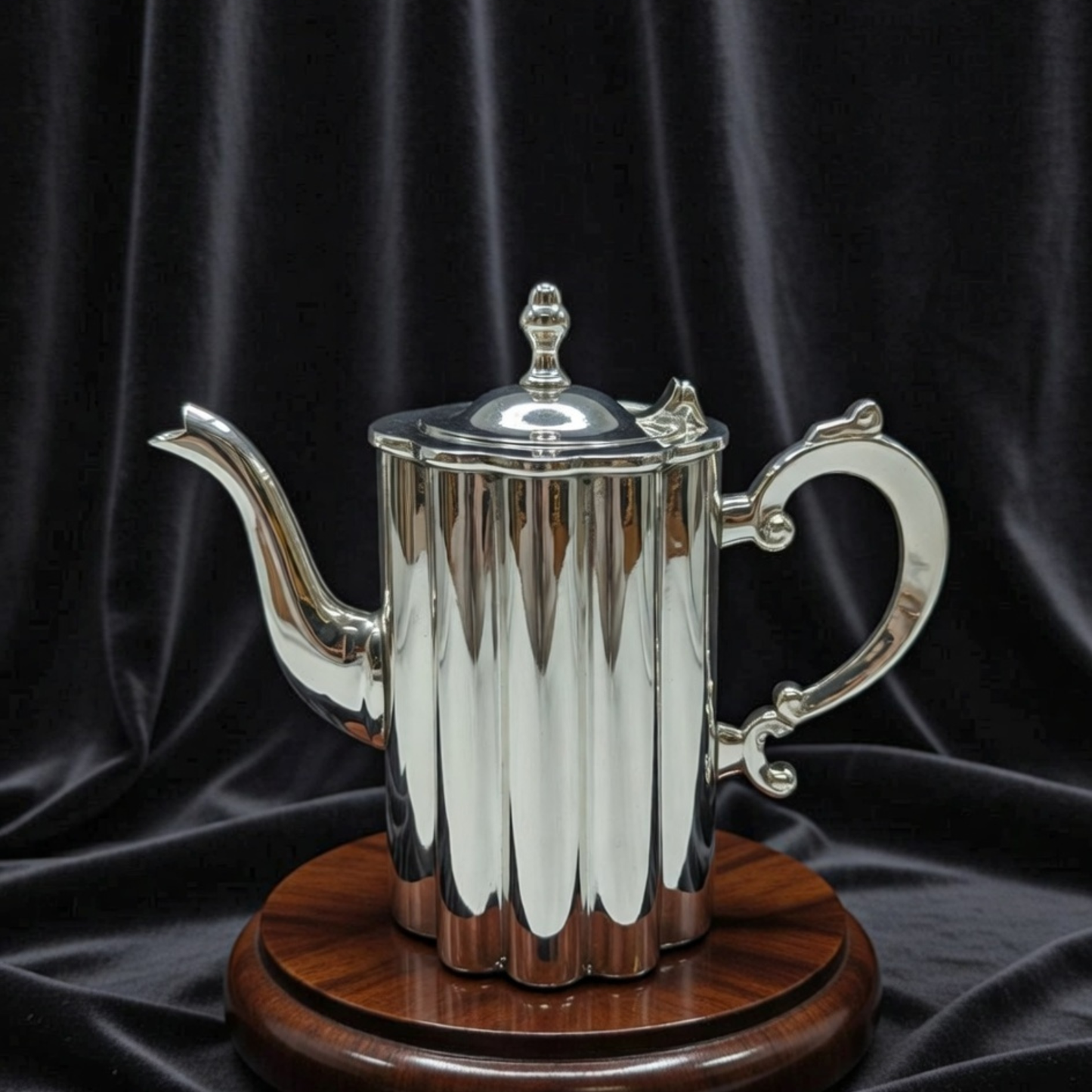 Royal English Silver Tea & Coffee Set – Victorian Inspired Silver Plated Serving Set with Tray for Luxury Home Décor & Premium Gifting