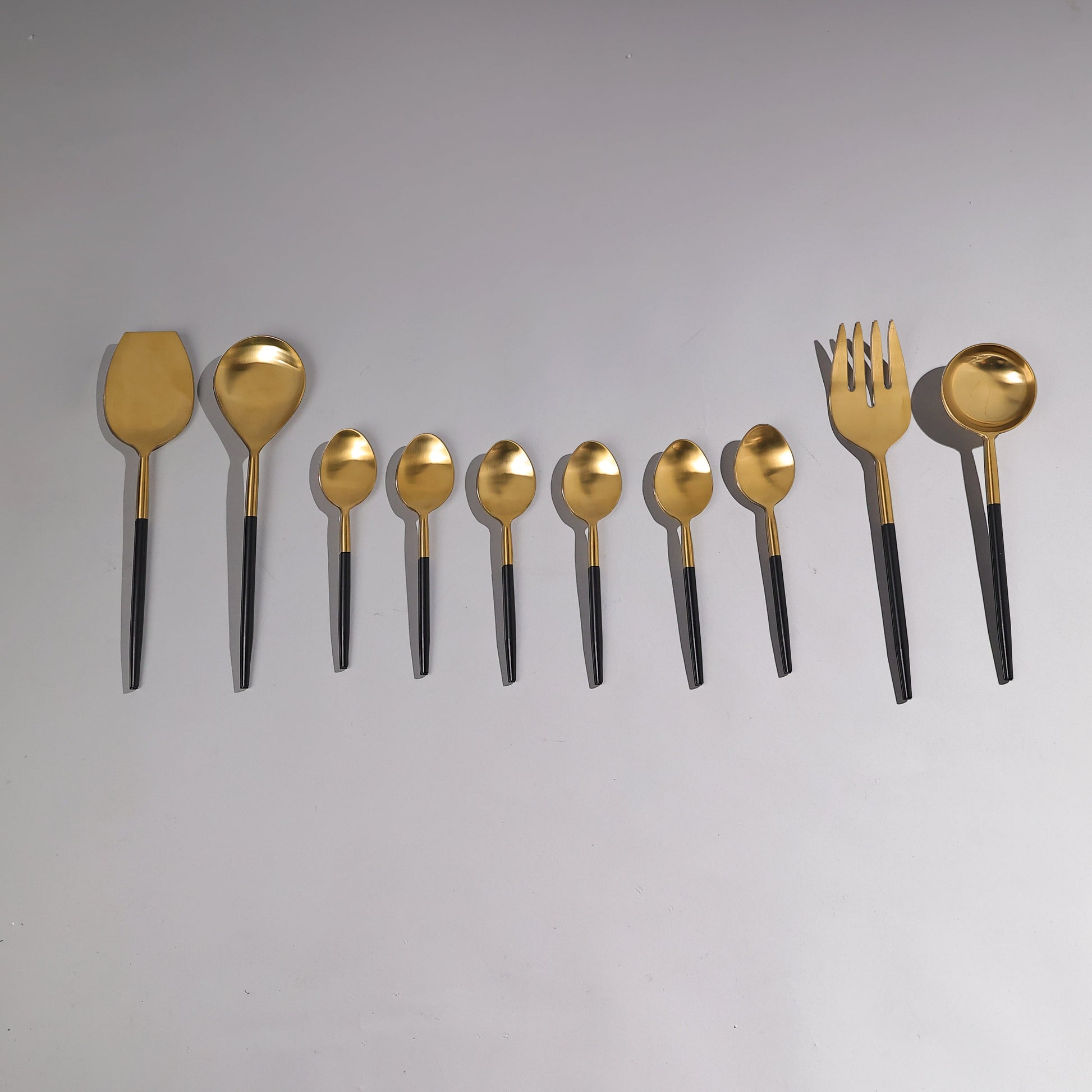 Antique Brass Cutlery Set