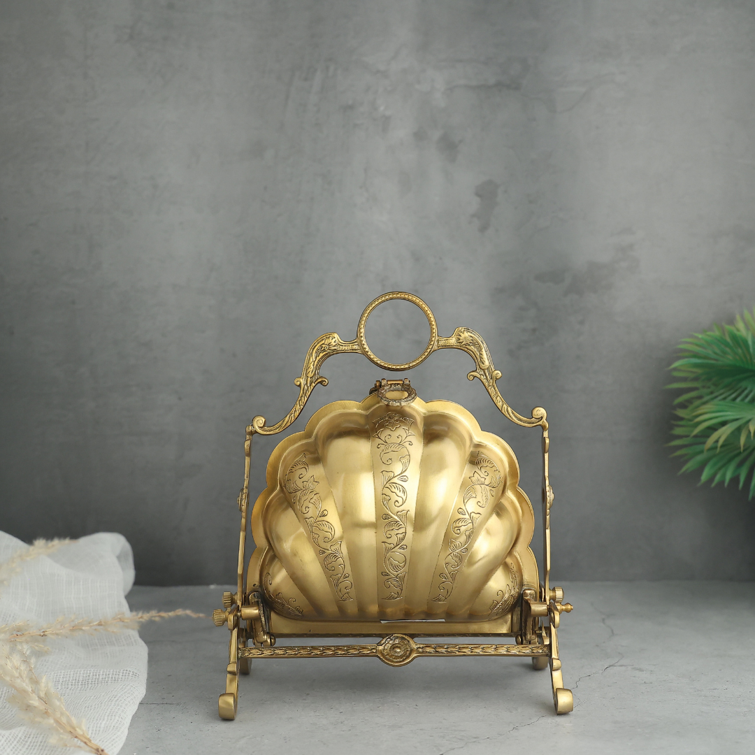 Victorian Brass Cookie Box 