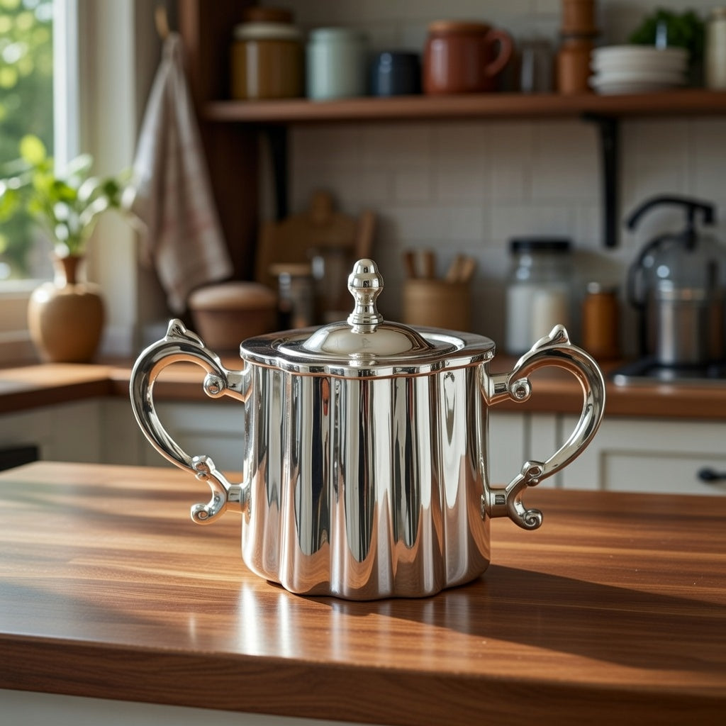 Royal English Silver Tea & Coffee Set – Victorian Inspired Silver Plated Serving Set for Luxury Home Décor & Premium Gifting