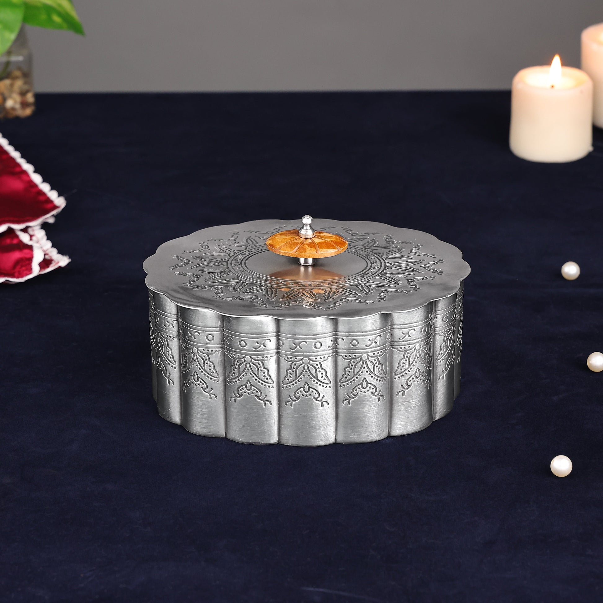 antique silver keepsake box