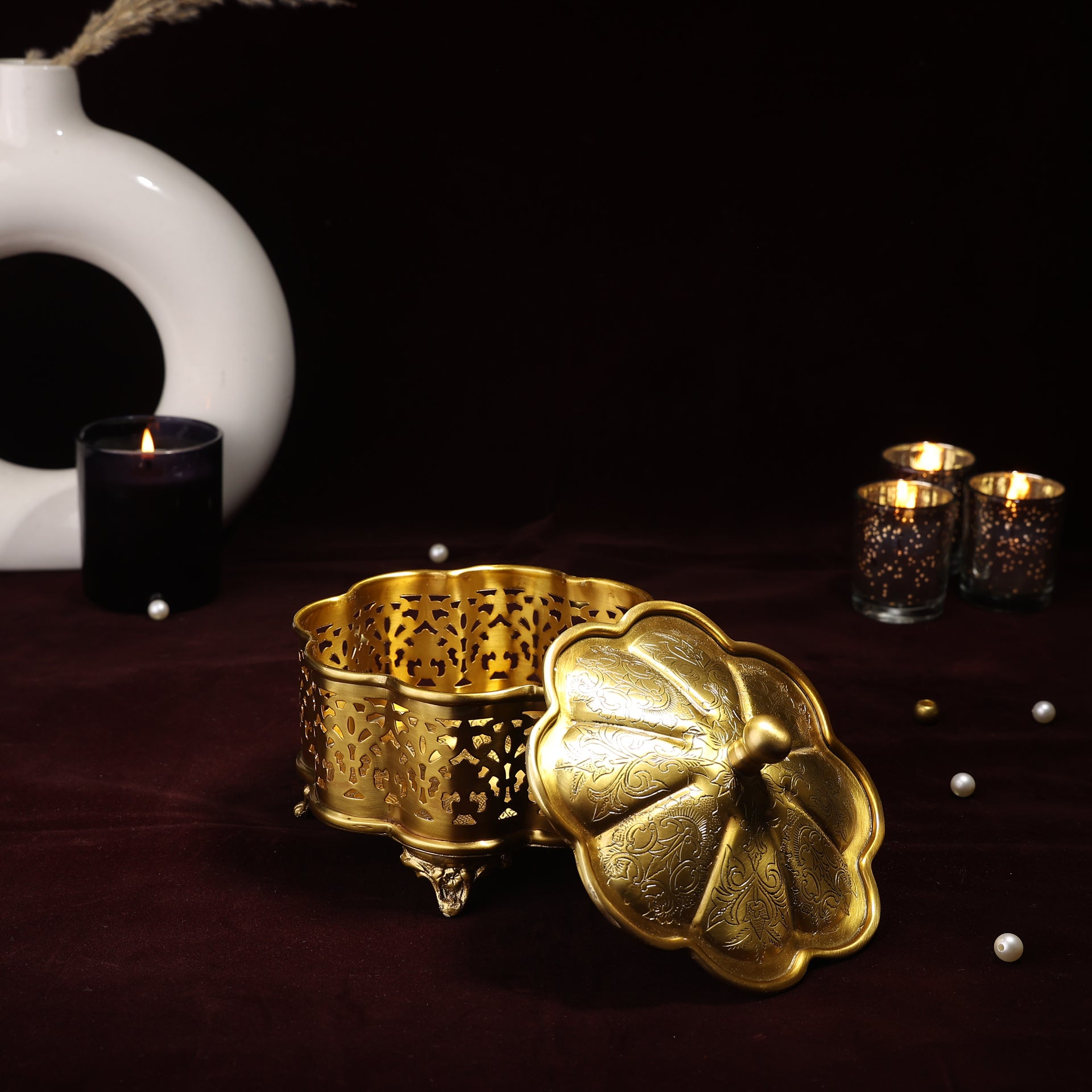 handcrafted brass box