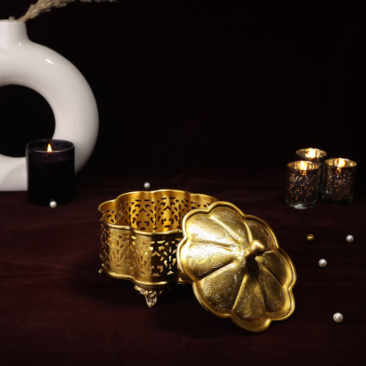 handcrafted brass box