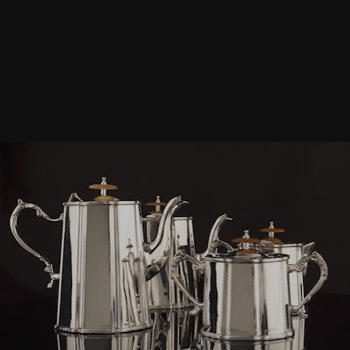 Silver Brass Tea Set – A Luxurious Blend of Tradition & Elegance