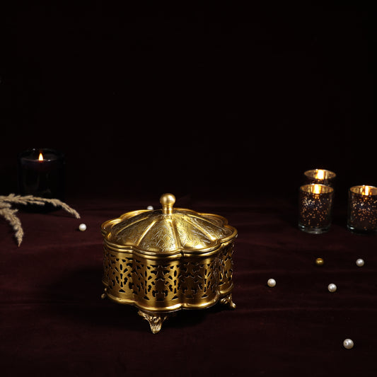 vintage brass box